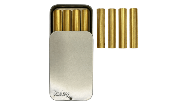 16 Spline Brass Stem 45mm M6 Top Thread 4PK