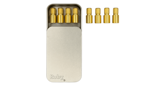 20 Spline Brass Stem 21mm M4 Top Thread 4PK