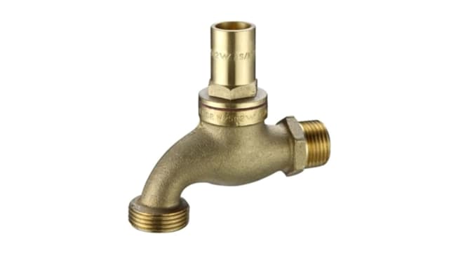 Hose Cock V/Proof MI Flat Sided Spindle