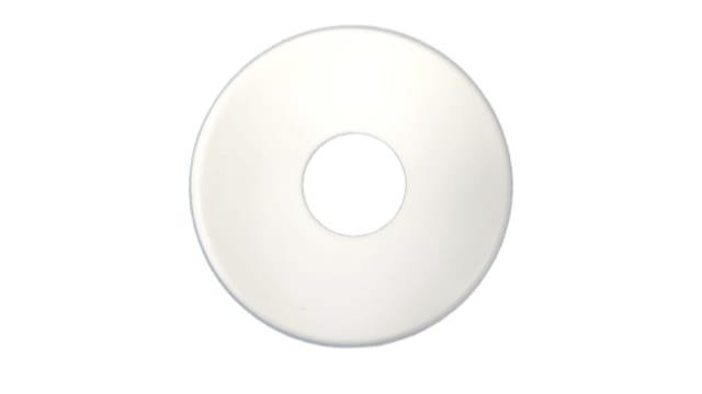Cover Plate White 1/2'' BSP White Plastic