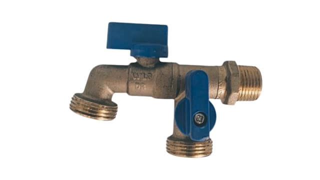 Hose Cock Double Outlet Male