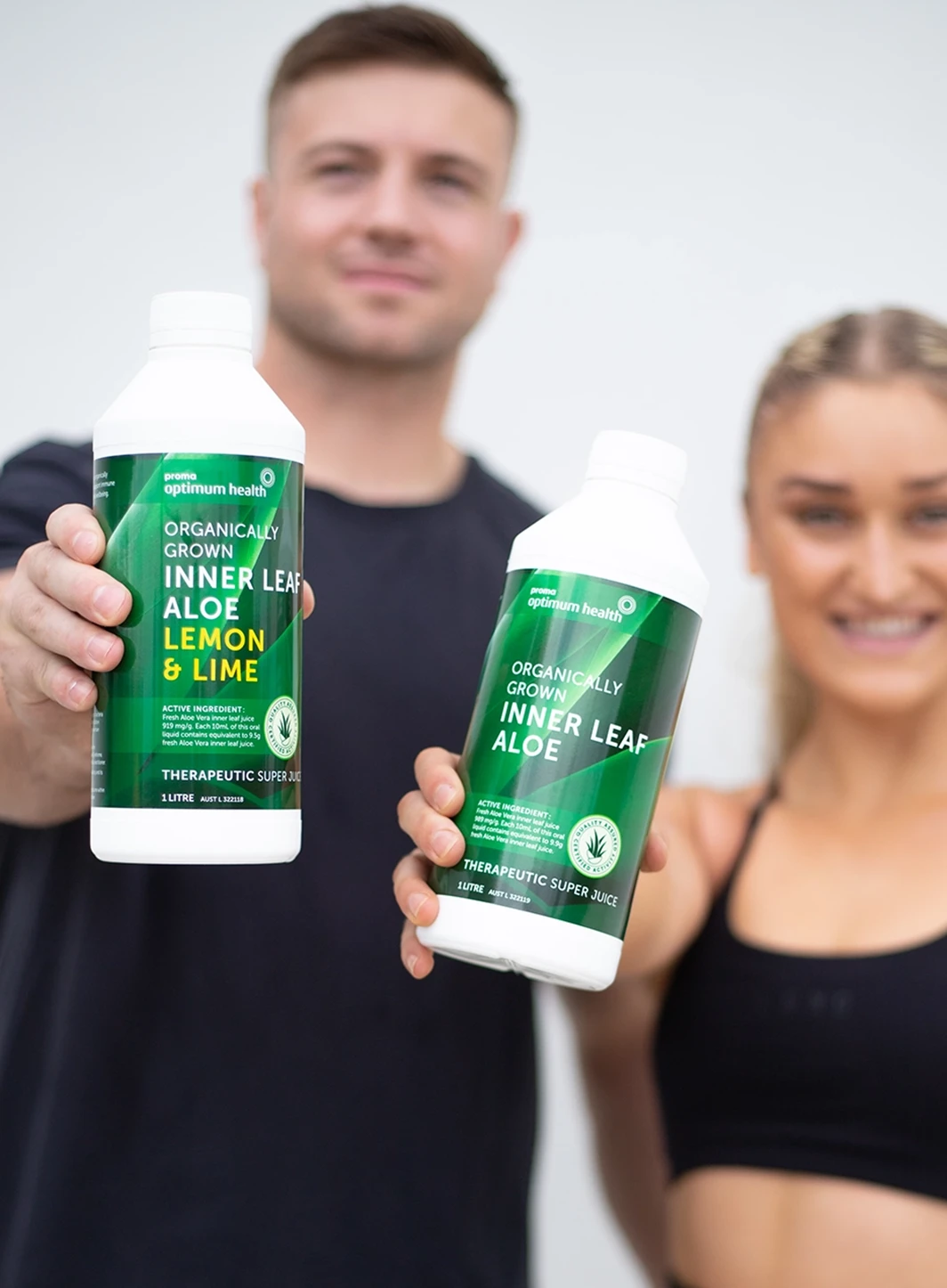 Lemon Lime, Organically Grown Inner Leaf Aloe Juice (1L)