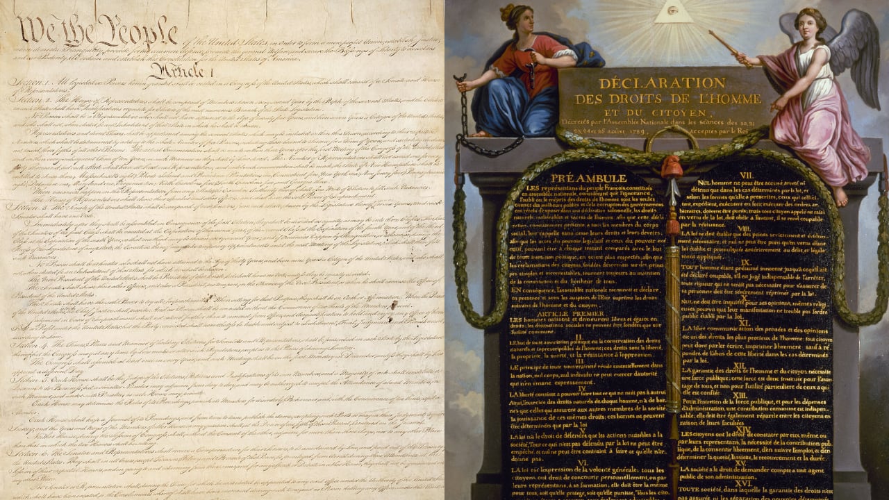 Constitutionalism: French and American Contributions