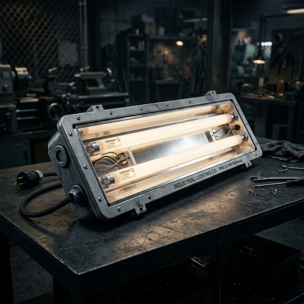Fluorescent Fixture 2 Lamp 60cm