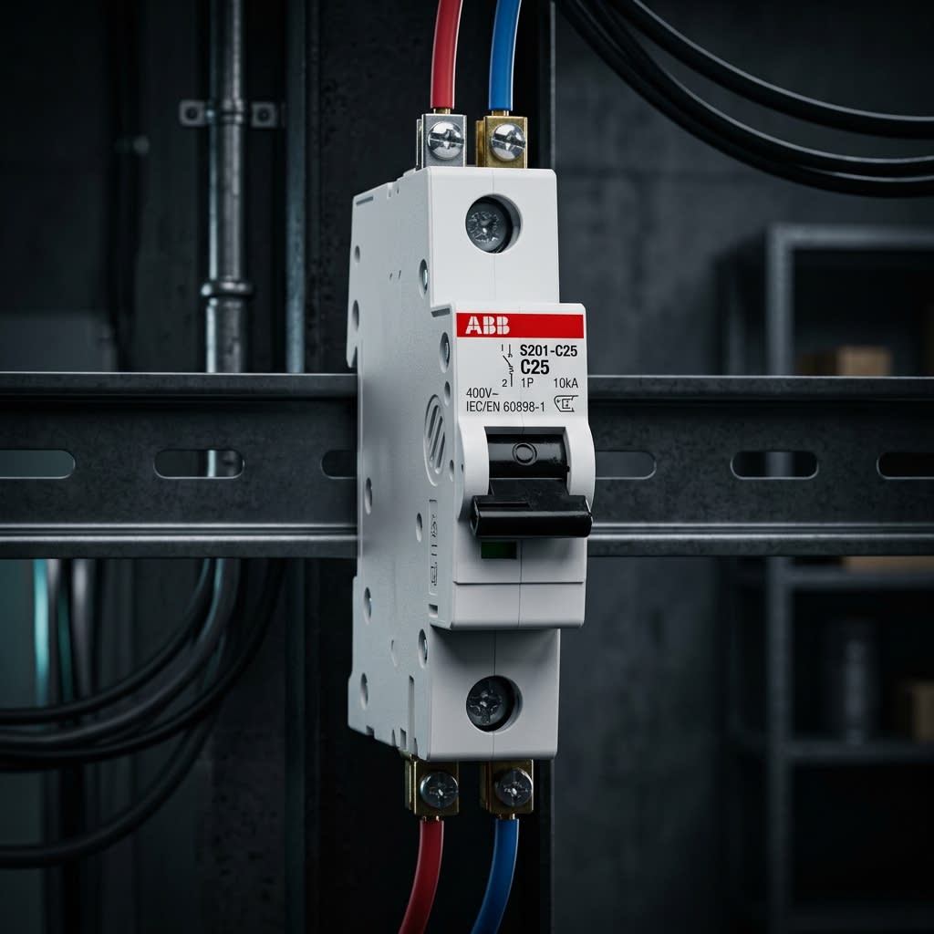 MCB 1P 25A 10kA (ABB/Schneider)