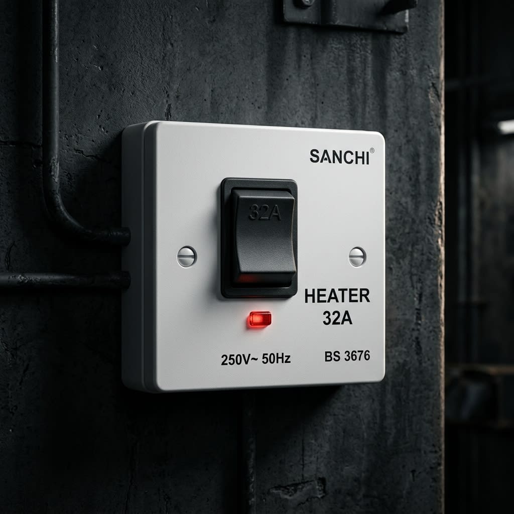 Sanchi Heater Switch 32A (Complete)
