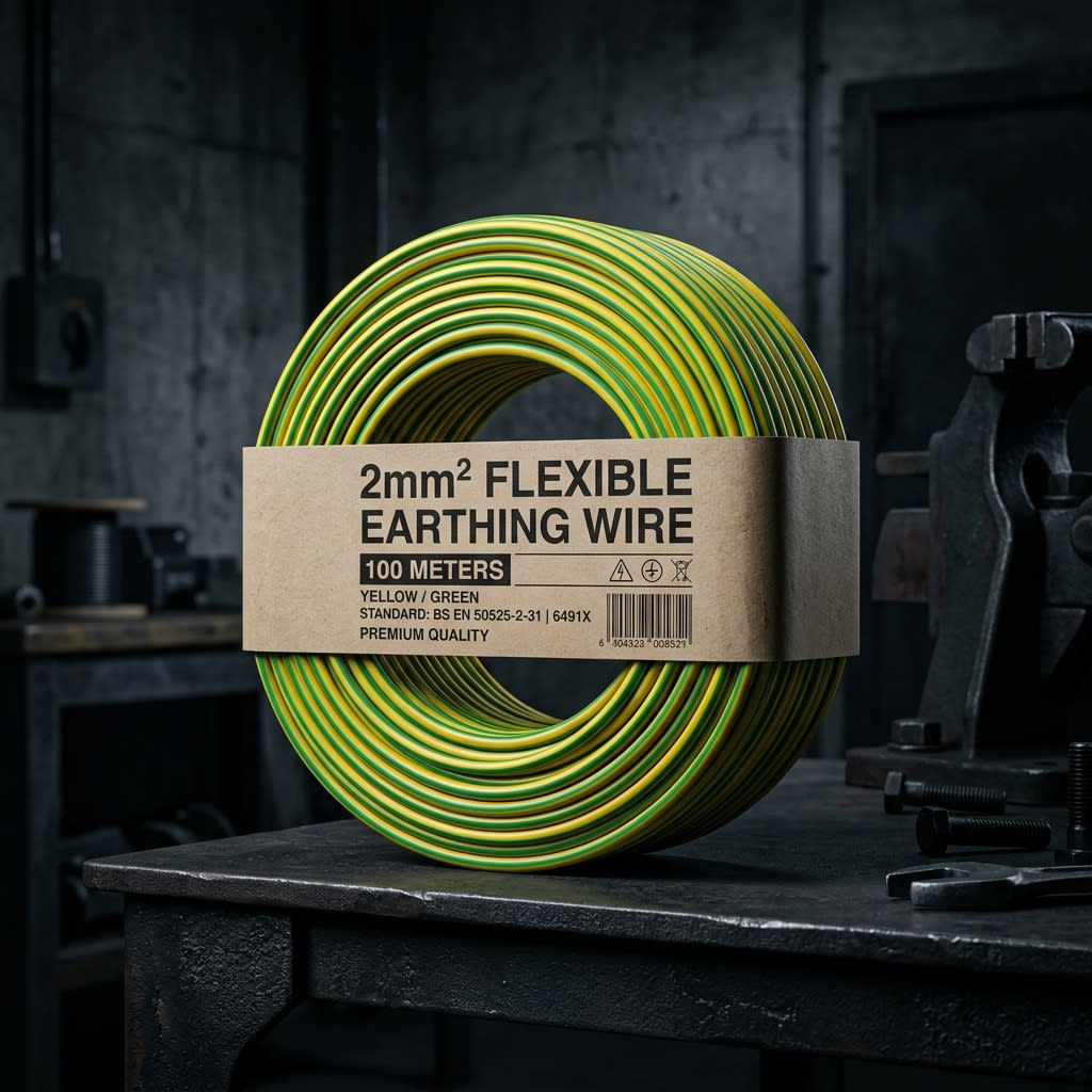 Flexible Earthing Wire 2mm (100m Coil)