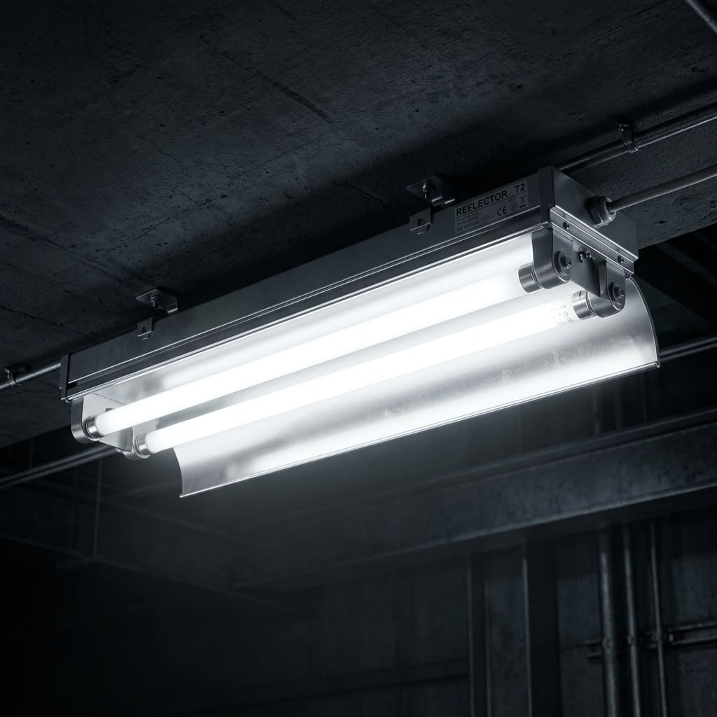 Reflector Fixture 2 Lamp 120cm