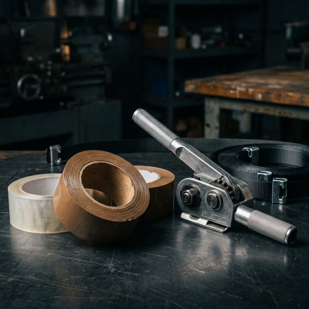 Heavy Duty Packing Tape (Transparent/Brown)