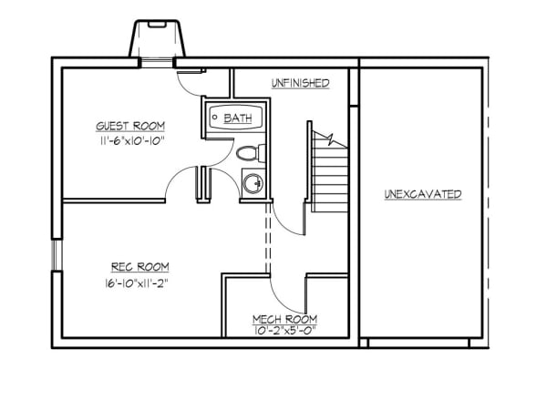 Lower Level Floor Plan
