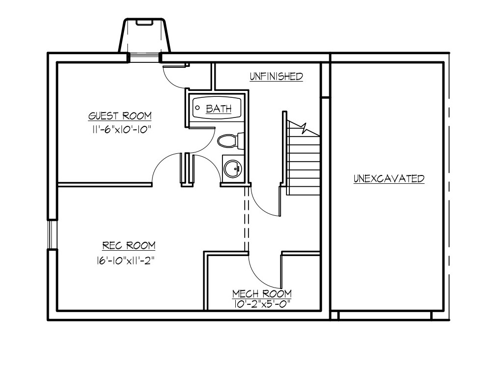 Lower Level Floor Plan