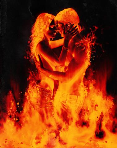 In fire