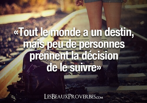 A l'encontre du destin