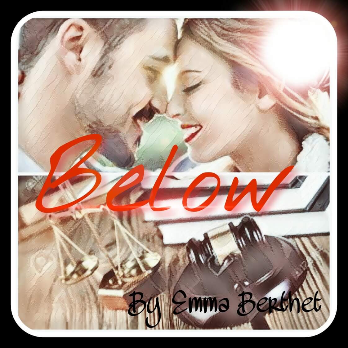 Below