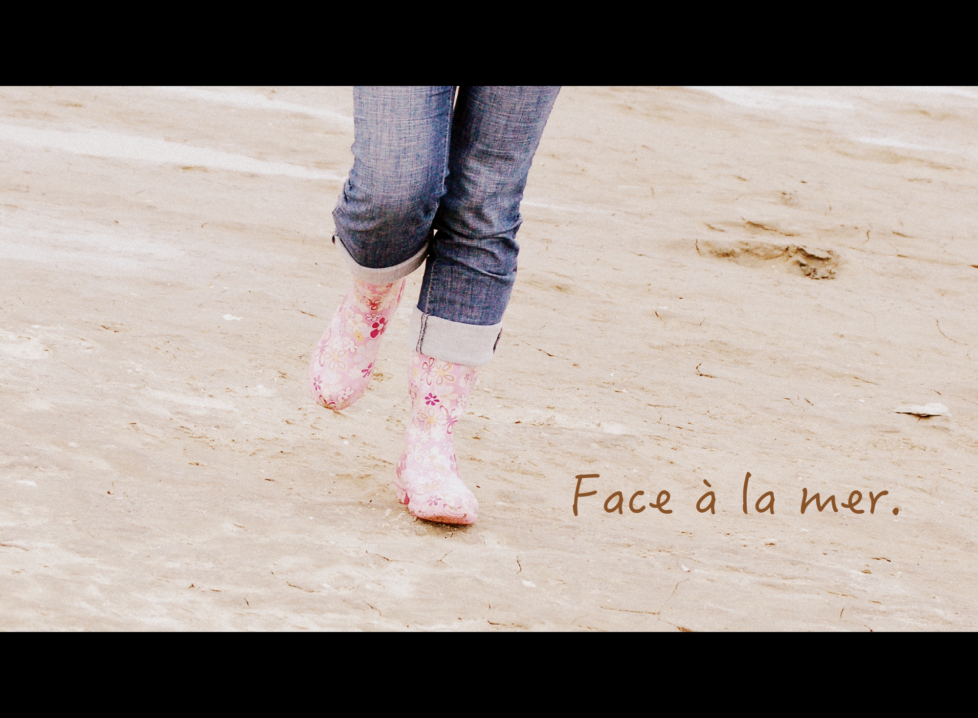 Face à la mer.