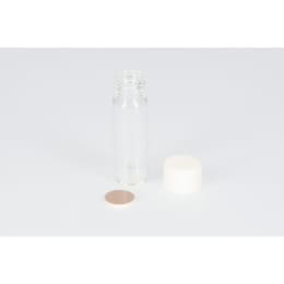 ねじ口瓶 無色 S-1 4mL PPキャップ フッ素PTFE/ニトリルパッキン付 100組 250066