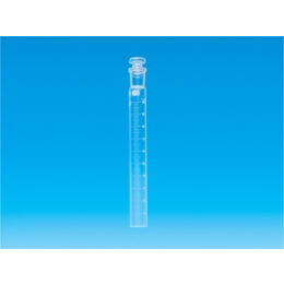 【販売終了】TGK透明共通摺合共栓比色管 100mL 目盛付 1mL目 外径φ28×250H 栓24/30
