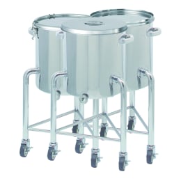 脚付スロープ容器 SUS304製 KTL-ST-47 80L