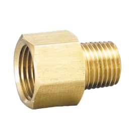黄銅製 ねじ込み継手 異径雄雌ソケット 3/4×1/2 GMF-0604-BS