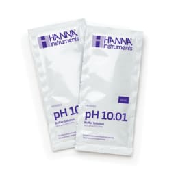 ハンナインスツルメンツ・ジャパン pH標準液(スタンダードタイプ)pH 10.01 @25℃ 証明書付 20mL×25袋 HI 70010C