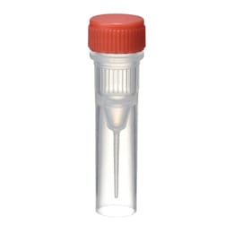 Oリングレススクリューキャップチューブ 0.5mL 自立型 滅菌 赤 500入
