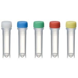 Oリングレス スクリューキャップチューブ 2.0mL 自立型 カラーMIX 滅菌 500本入