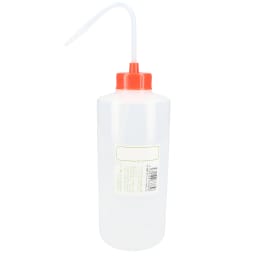 NT洗瓶 BII型 カラーキャップ 広口 1L 色3 R レッド
