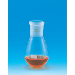 【販売終了】NS(共通摺合せ)なす型フラスコ 100mL 29/32