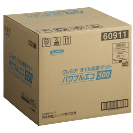 クレシア オイル吸着マット パワフルエコ 500 60911 50枚入