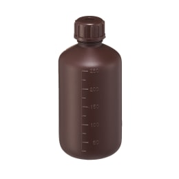 瑞穂化成工業 細口びん　250mL　茶褐色 0114BR