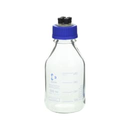 HPLCねじ口びん 500mL 4ポートキャップ付 2本 017270-500A