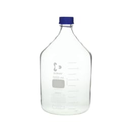 ねじ口びん(メジュームびん) 青キャップ付 5L 017200-5000