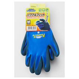デジハンドパワフルフィット 手袋M ブルー 1双