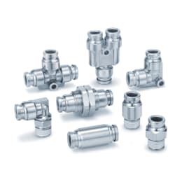 ワンタッチ管継手 SUS316 ミリサイズ KQG2シリーズ KQG2L10-03S