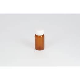 日電理化硝子 ねじ口瓶 SV-8 8mL 茶色 メラミンキャップ フッ素PTFE/シリコンパッキングセット 50組 250926