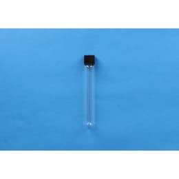 ねじ口試験管 ST-15S 10mL 黒キャップ フッ素PTFE/ニトリルパッキン付 100入 119292