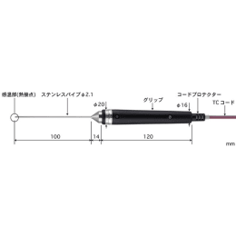 温度センサBSS-21E-010-TC1-ASP 4点校正