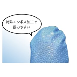 ハンドスキニー PE手袋 厚手 ブルー TO-700B M 100枚