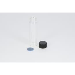 日電理化硝子 ねじ口瓶 S-5 12mL 無色 フェノールキャップ フッ素PTFE/シリコンパッキングセット 100組 250309