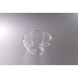 石英蒸発皿 平底 170mL 透明