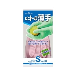 ショーワグローブ ビニトップ薄手 130 ピンク S