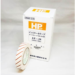 インジケータテープ オートクレーブ・EOガス用 AE-24 幅24mm50m巻 9入
