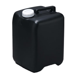正角缶 10L ブラック 0186BK