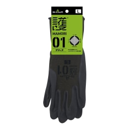 【販売終了】護(MAMORI) 02 グリップ手袋 ニトリルゴム L 10双