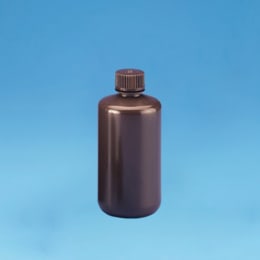 細口褐色試薬瓶 HDPE 250mL 12入