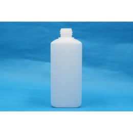 角型びん 細口 白 PE製 1L