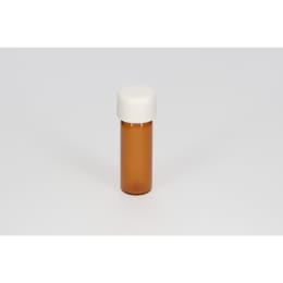 日電理化硝子 ねじ口瓶 茶色 S-08 2mL PPキャップ フッ素PTFE/シリコンパッキン 組合せセット 100組 250093