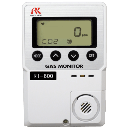 簡易定置CO2計 RI-600 5000ppm DC24V