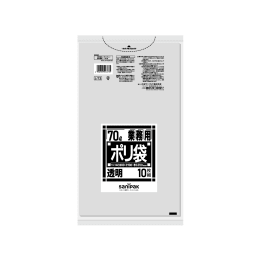 業務用ポリ袋 L73 特厚 70L 透明 10P×20冊