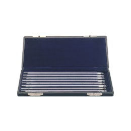 二重管標準水銀温度計 8本組 No.0~No.7 成績書付